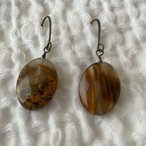 Natural stone earrings